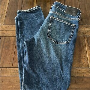 Mens Express Blue Slim Jeans Classic Style 33X34